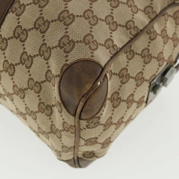 GUCCI GG Canvas Boston Bag Beige - Picture 10 of 15